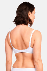 WHITE LACE BRA ARUM UNDERWIRE SOFT - FitAuMaxLingerie