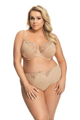 BEIGE LACE BRA LUCIANNA UNDERWIRE SOFT - FitAuMaxLingerie