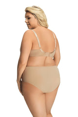 BEIGE LACE PANTIES LUCIANNA HI-CUT - FitAuMaxLingerie