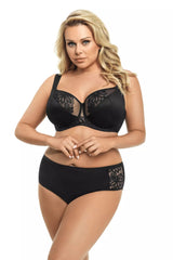 BLACK LACE BRA WITH UNDERWIRE SEVILLA SOFT - FitAuMaxLingerie