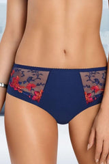 BLUE LACE PANTIES SAMANTA HI-CUT - FitAuMaxLingerie
