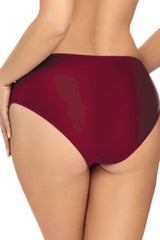 BURGUNDY LACE CINDY HI-CUT PANTIES - FitAuMaxLingerie
