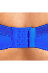 GOLD AND BLUE LACE BRA KEIRA UNDERWIRE SEMI SOFT - FitAuMaxLingerie