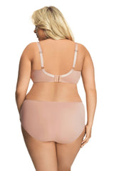POWDER PINK LACE CHARLOTTE HI-CUT PANTIES - FitAuMaxLingerie