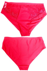 RED LACE SALMA HI-CUT PANTIES - FitAuMaxLingerie