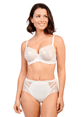 WHITE LACE BRA NARCISSE UNDERWIRE SOFT - FitAuMaxLingerie
