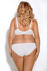 WHITE LACE PANTIES ADELE HI-CUT - FitAuMaxLingerie