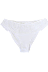 WHITE LACE PANTIES PAMELA BIKINI - FitAuMaxLingerie