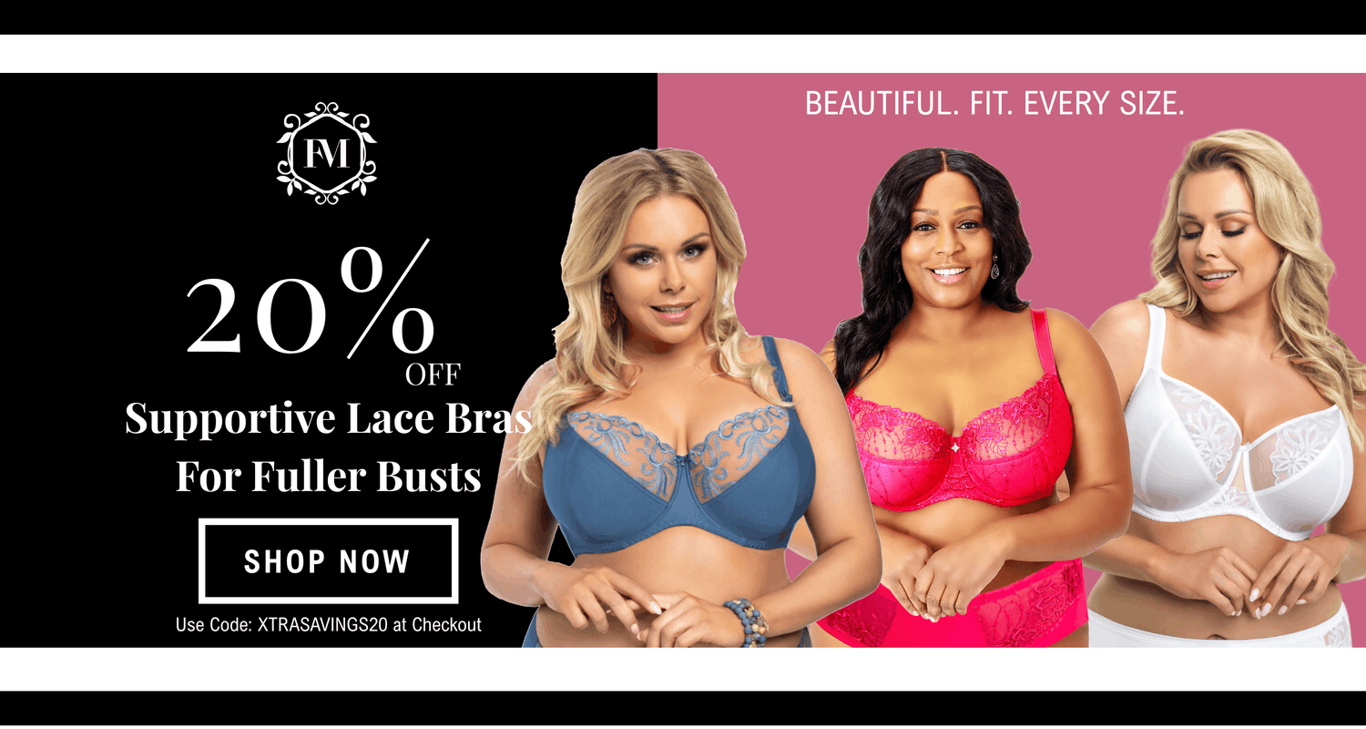20% Off Blue Bra for Fuller Busts