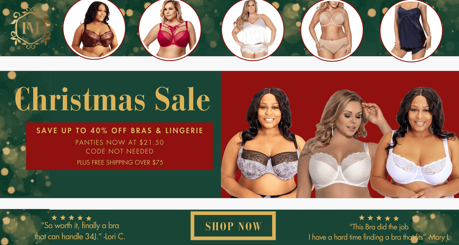 Save up to 40 percent off bras and lingerie christmas sale