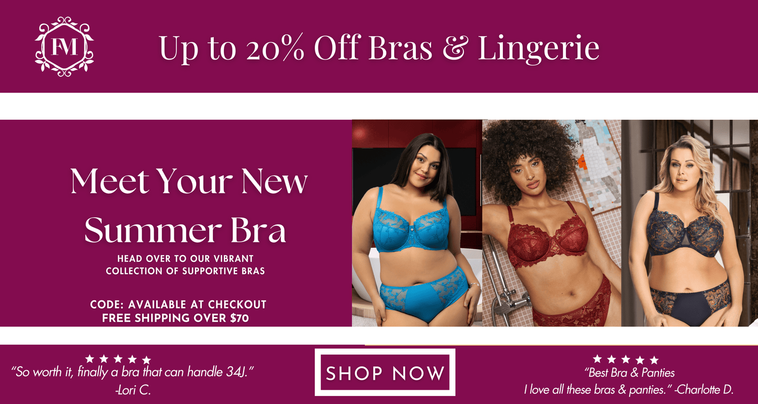 20% off supportive bras