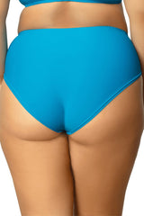 TURQUOISE LACE BRITNEY HIGH - CUT PANTIES - FitAuMaxLingerie