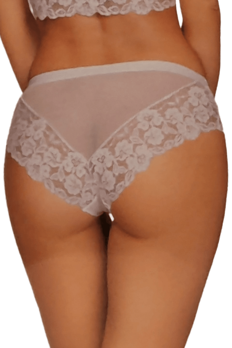 WHITE LACE HOLLY BOYSHORTS PANTIES - FitAuMaxLingerie